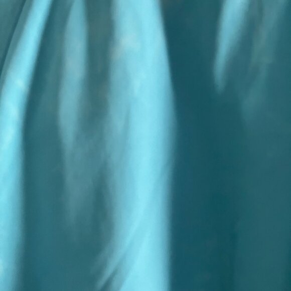 L.L. Bean Vintage Teal Trench Long Raincoat Womens Medium Removable Hood READ - Picture 14 of 15